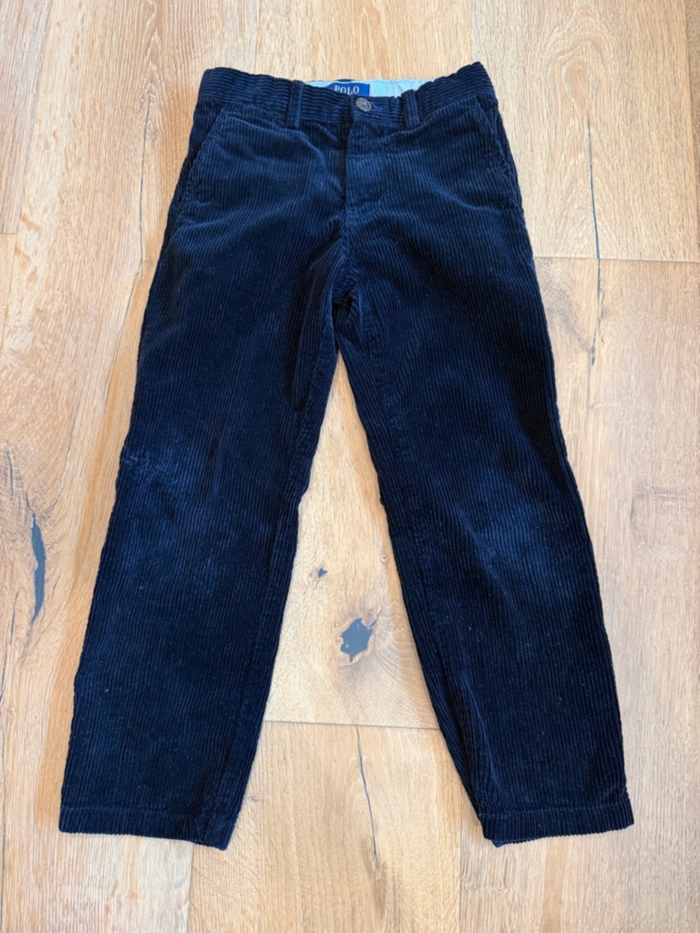 Polo by Ralph Lauren Navy Black Corduroy Boys Trousers